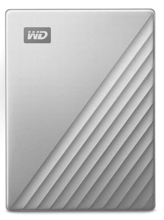 Ổ cứng ngoài HDD WD My PassPort Ultra - 1TB Màu Bạc